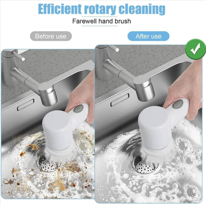 5 IN 1 CLEANING ELECTRIC BRUSH