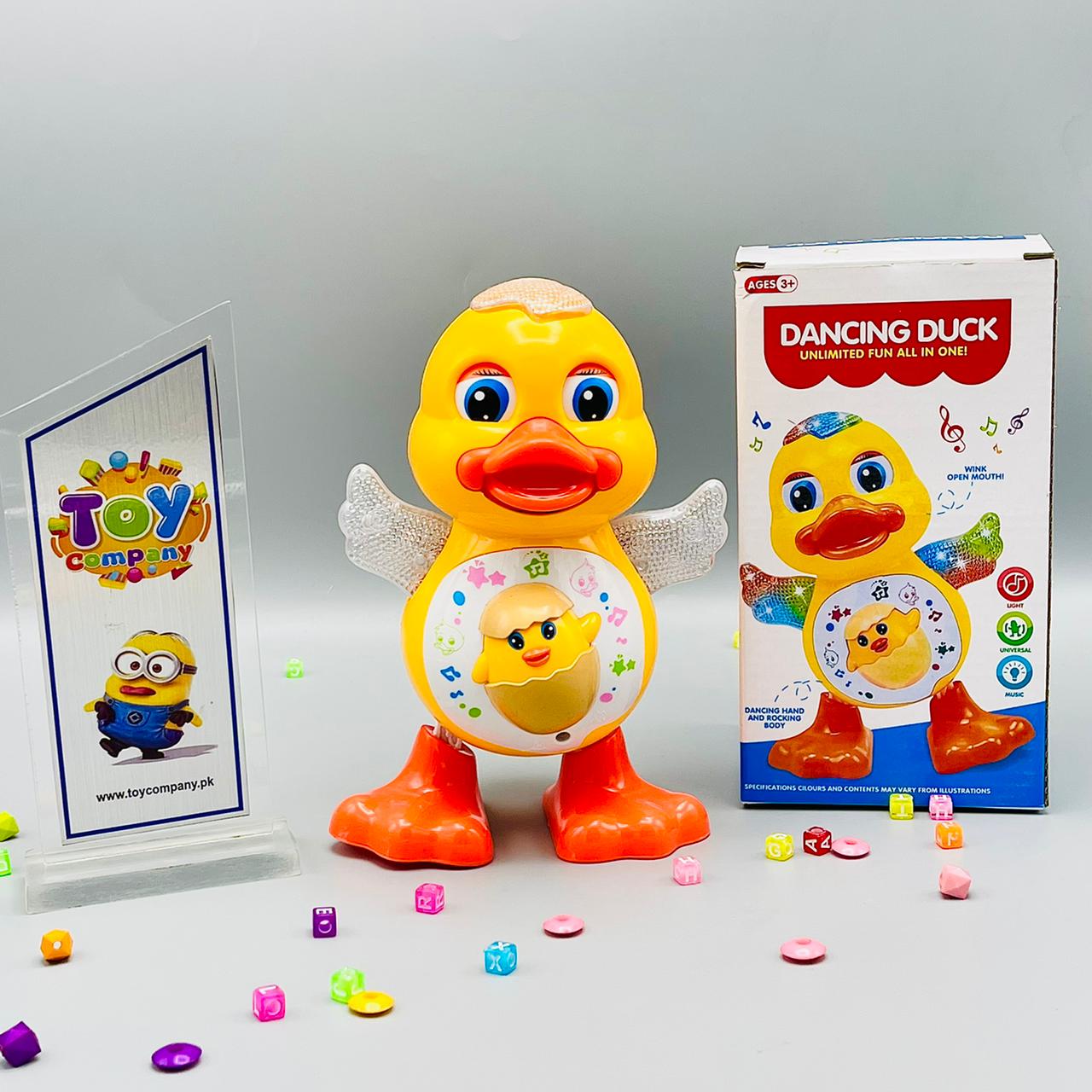 Dancing Duck with Music Flashing Lights and Real Dancing Action | Set of 1